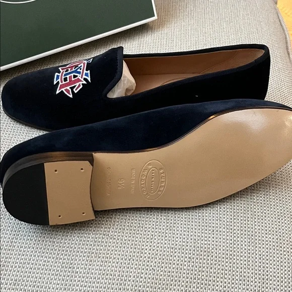 Women’s Navy “HYC” Stubbs & Wooten Navy Shoes - Size 9.5 New
